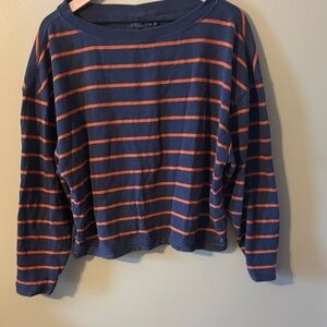 Prana Navy Knit Sweater